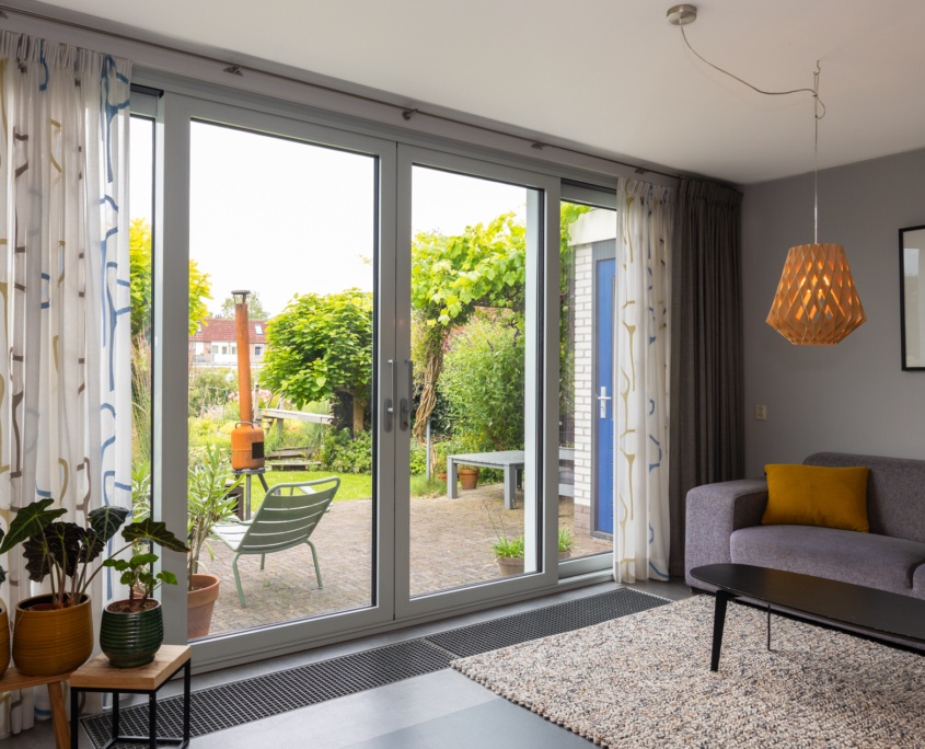 Aluminium schuifpui in Assendelft - Aanblik (2)